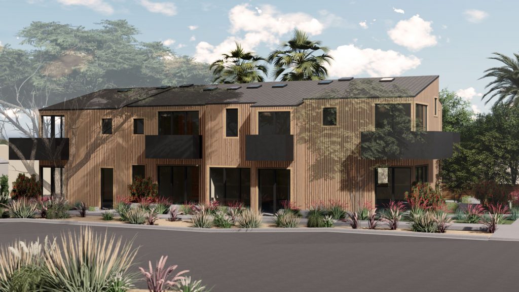 West G outdoor building view rendering