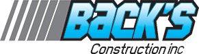 Back's Construction logo